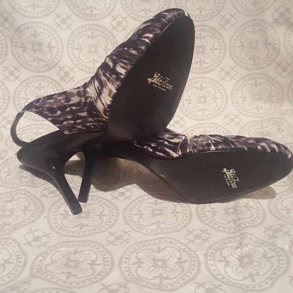 Lela Rose Slingback Heels, Size 9 - Picture 2 of 3